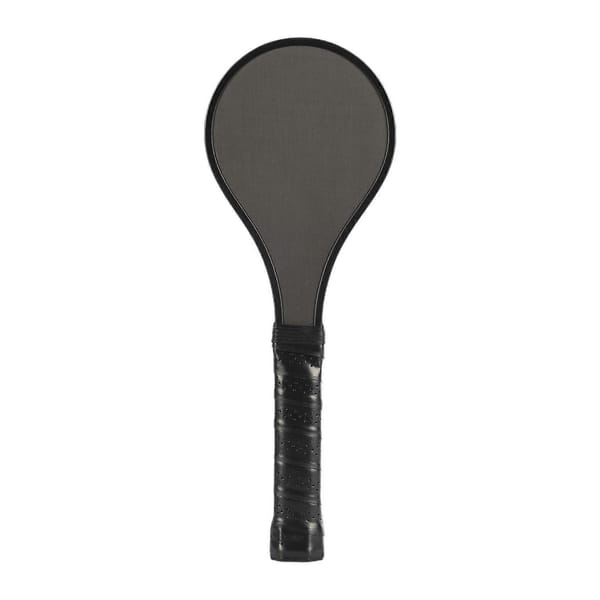 Black sweet-spot training paddle for pickleball practice