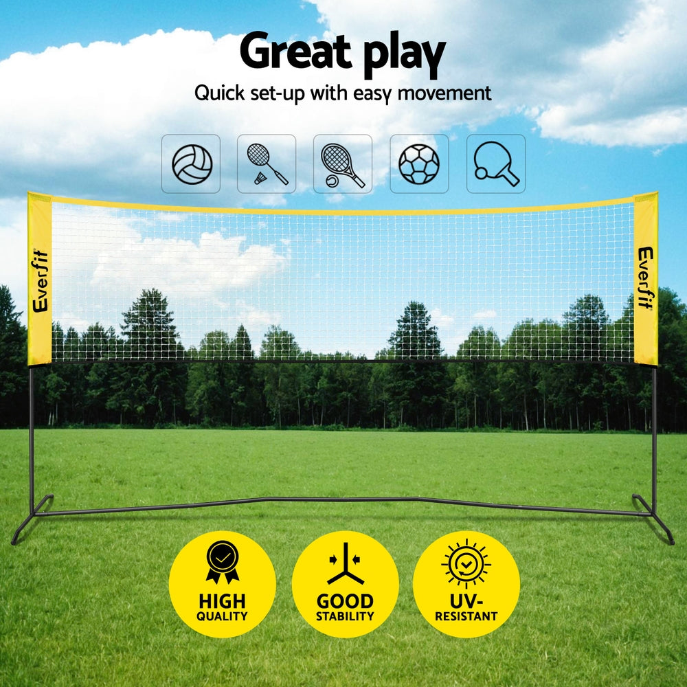 10 ft Portable Pickleball Net — Adjustable Multi-Sport Court Net