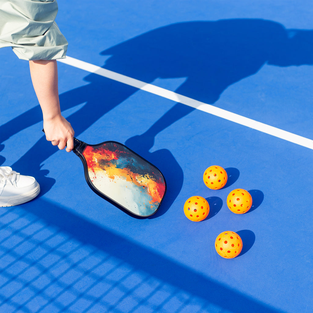 Pickleball Court Bundle — 4 Fibreglass Paddles, Net, 6 Balls & Carry Bag