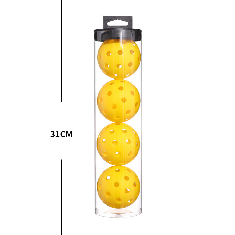 White Outdoor Pickleballs with Carry Tubes — 8-Pack