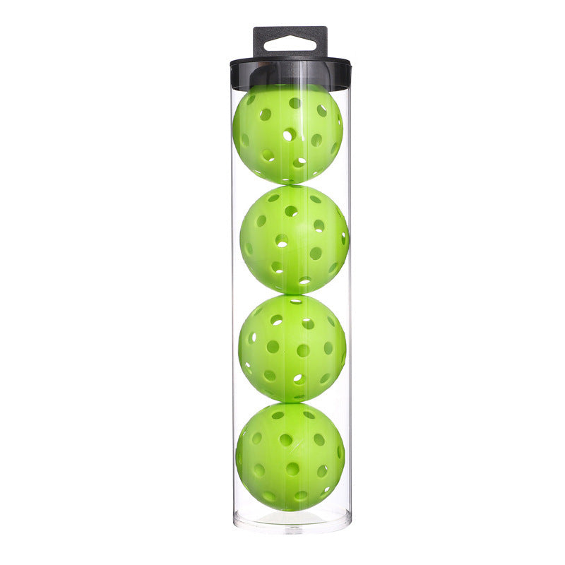 Green Outdoor Pickleballs with Carry Tubes — 8-Pack