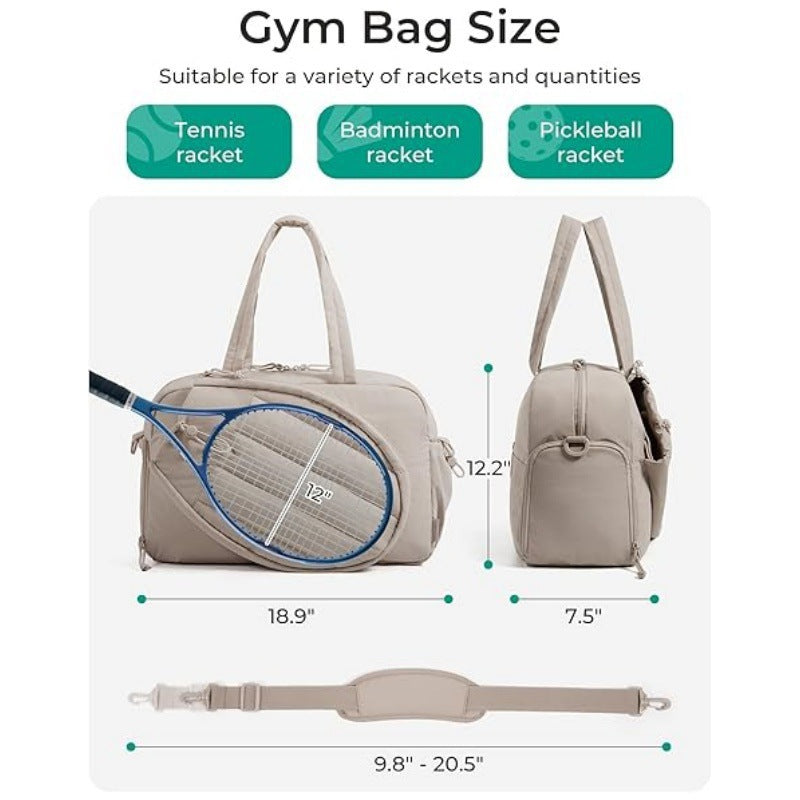 42L Pickleball Tote Bag — Shoe Compartment & Bottle Pocket