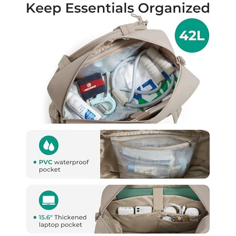 42L Pickleball Tote Bag — Shoe Compartment & Bottle Pocket