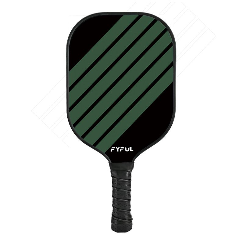 Green Fibreglass Pickleball Paddle — Lightweight Outdoor Paddle