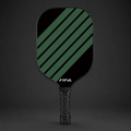 Green Fibreglass Pickleball Paddle — approved charcoal studio hero