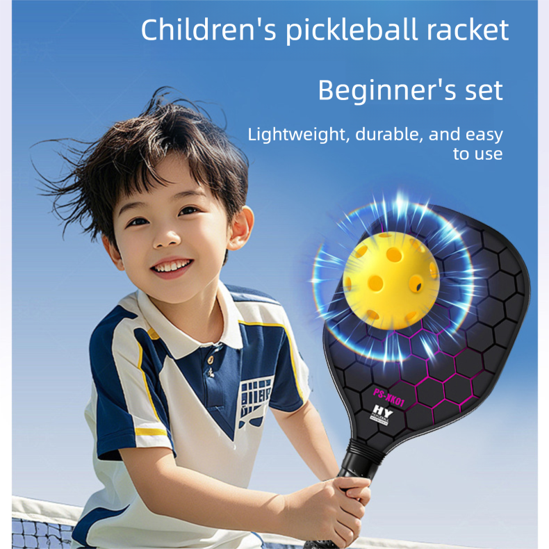 Carbon Fibre Pickleball Starter Set — 2 Paddles, 4 Balls & Bag