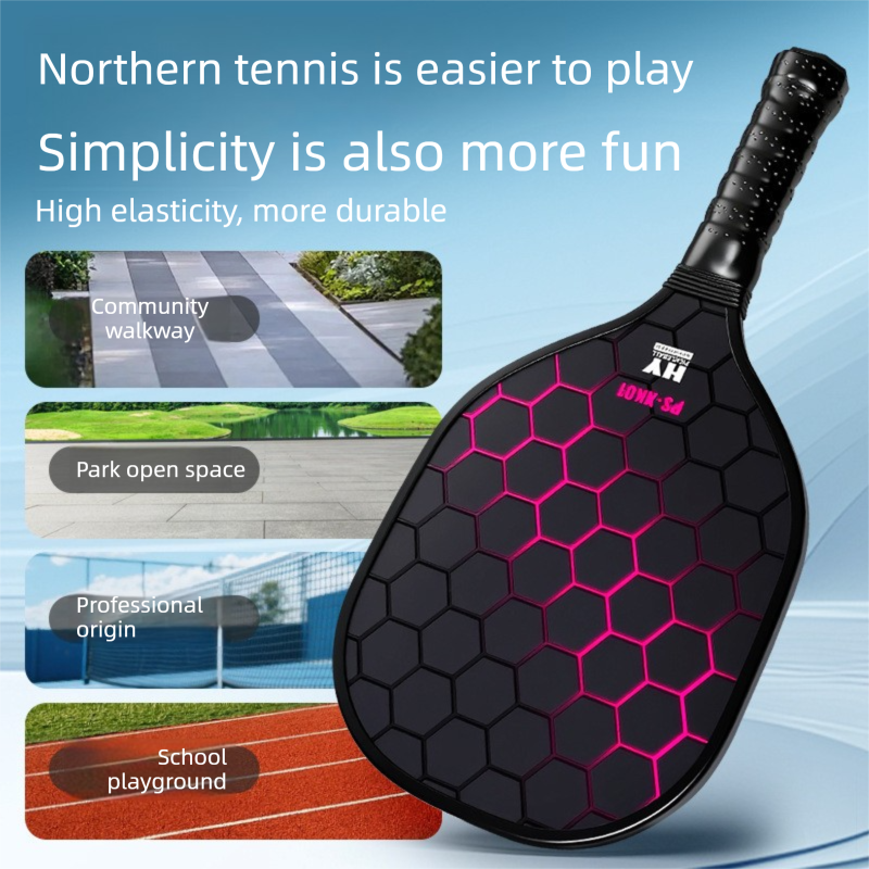 Carbon Fibre Pickleball Starter Set — 2 Paddles, 4 Balls & Bag