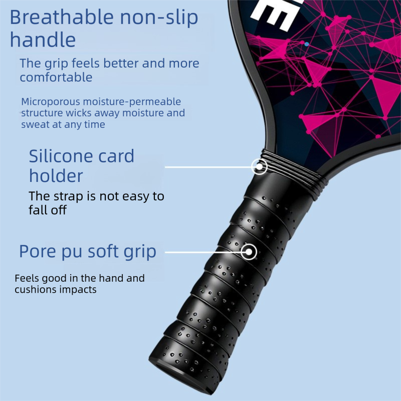 Carbon Fibre Pickleball Starter Set — 2 Paddles, 4 Balls & Bag