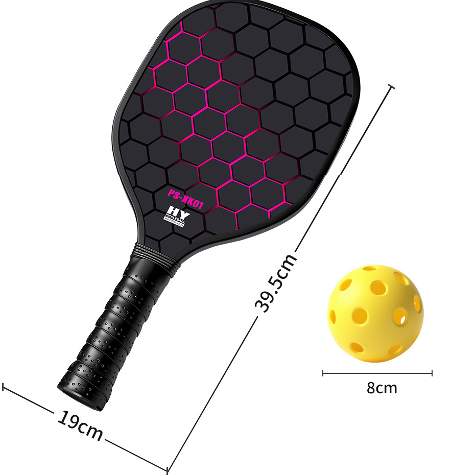 Carbon Fibre Pickleball Starter Set — 2 Paddles, 4 Balls & Bag