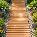 Gardeon 8FT Roll-Out Wooden Garden Pathway in Brown product view
