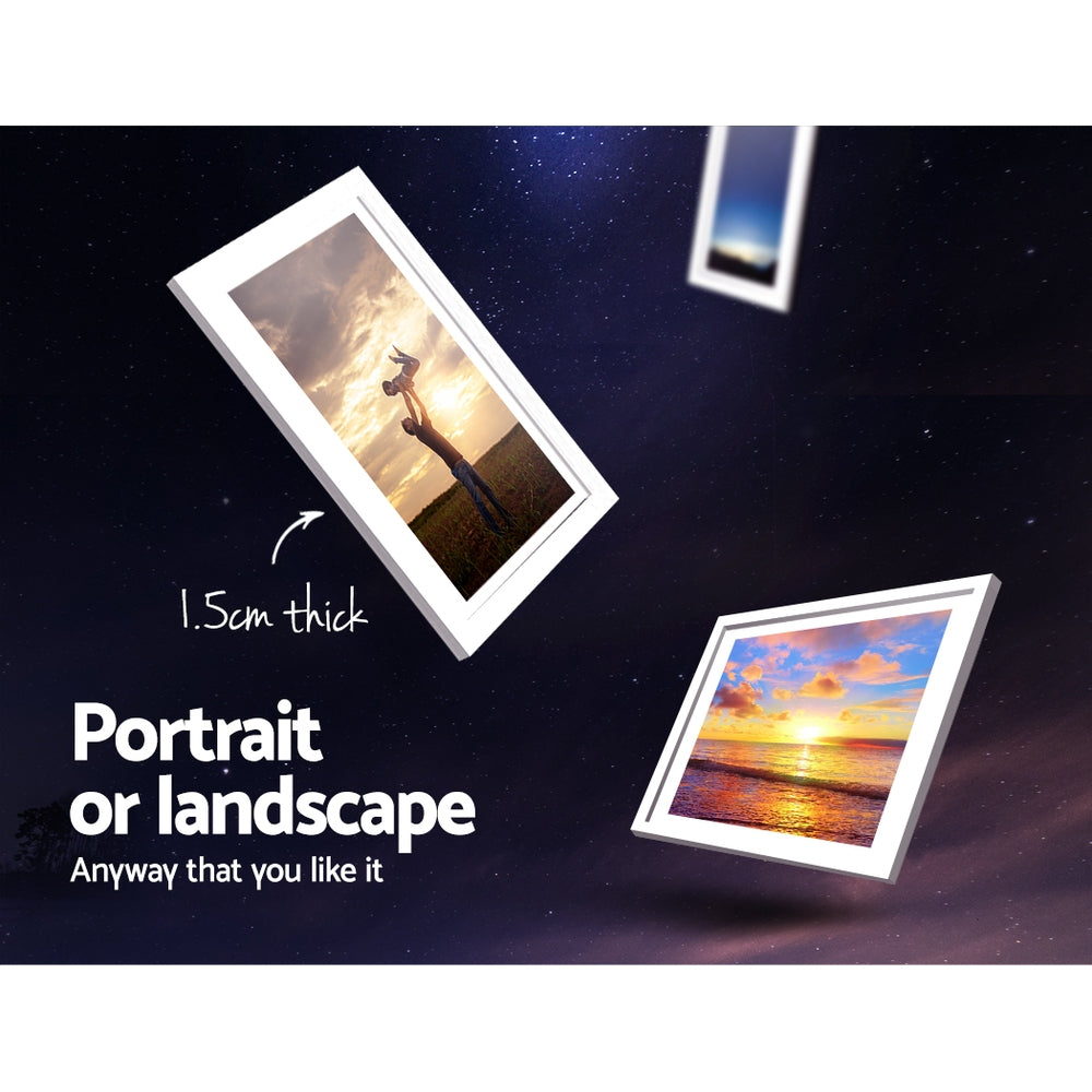 Artiss 30-piece white photo frame set lifestyle composite