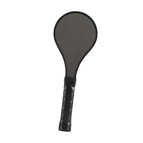 Black sweet-spot training paddle for pickleball practice